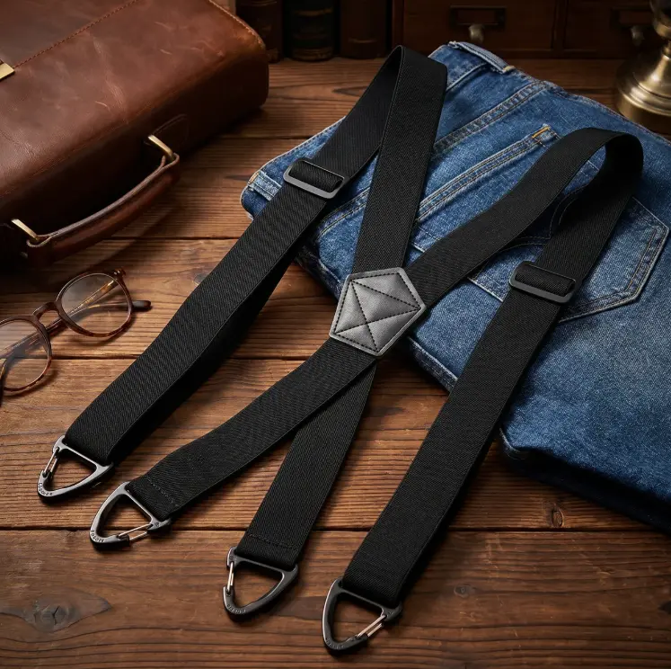 Hidden X-Back Suspenders  Comfortable All-Day Fit