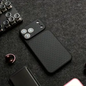 Luxurious Retro Imitation 17 Pro Design Magnetic Phone Compatible with 17 Pro/16 Pro Ultra-Thin Full-Cover Hard Lens Men And Women Tech Style Compatible with