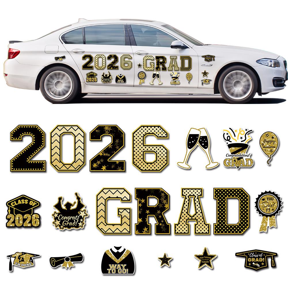 PSLEE 20 Pcs Graduation Magnets 2026 Cruise Door Car Magnets Congrats Grad Cap Magnetic Decorations for Refrigerator Garage Cruise Door Party Stickers PSLEE 20 Pcs Graduation Magnets 2026 Cruise Door Car Magnets Congrats Grad Cap Magnetic Decorations for Refrigerator Garage Cruise Door Party Stickers