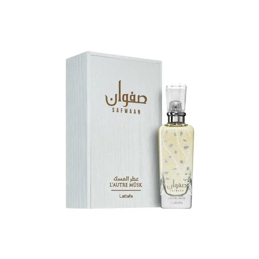 Lattafa Safwaan L'autre Musk for Unisex Eau de Parfum Spray, 3.4 Ounce