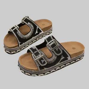Women Orthopedic Sandals with Arch Support Comfortable Sparkly Rhinestone Glitter House Slippers for Women