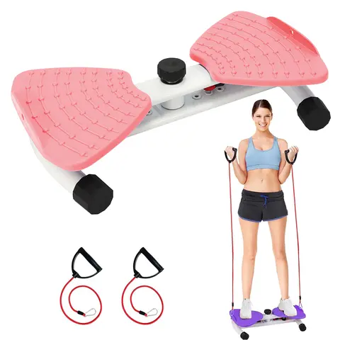 AMLANG Ab Board Waist Twisting Machine - Noiseless Resistance Ab Strength Equipment, Abdominal Core Equipment, Core Abdominal Trainer, Home Gym Workout Gear (300 lbs Weight Capacity) for Women/Men