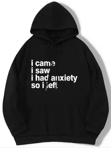 Women's Letter Print Drop Shoulder Drawstring Hoodie, Casual Sports Hoodie, Fashion Casual Kangaroo Pocket Hooded Sweatshirt for Daily Holiday Outdoor Wear, Women Clothing for Fall & Winter, Graphic Hoodies