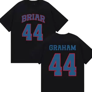 2026 New Graham 44 Briar University Off Campus TV Series T-shirts Men's Women Clothing Fashion  Casual Cotton T Shirts O