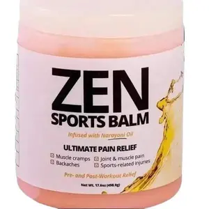 “ZEN Sports Balm with Narayani Oil – 1.2 lb Tub”