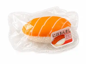 Japanese Salmon Sushi Squeeze Toy - Food Grade Silicone Stress Relief Fidget Toy