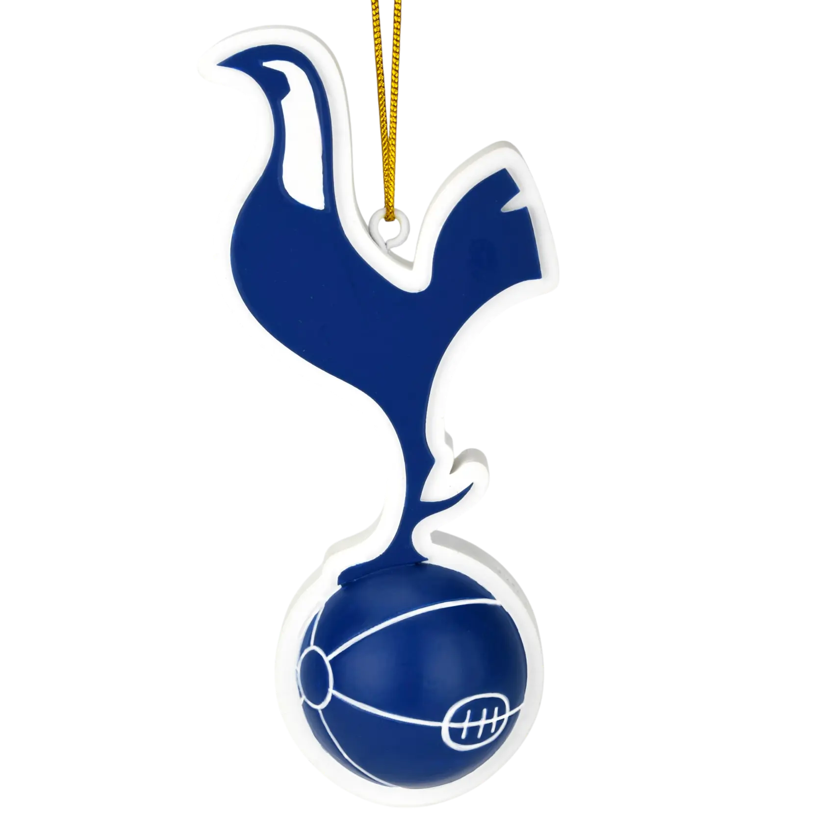 Tree Buddees x Tottenham Hotspur F.C. Bauble Spurs Logo Ornament Officially Licensed Christmas Decoration 4"x2" High-Quality Resin Gift for Fans