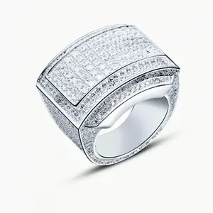 Luxury White Jewelry Rings for Men - Dating, Wedding Engagement Accessories, Decoration & Gift, Valentine's Day Gift