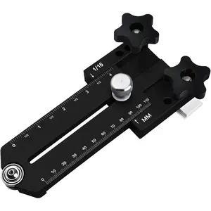 Extended Thin Rip Jig Table Saw Band Saw Jig Table Saw Fence Guide Compatible With Most Router Table Band Saw, Table Saw Accessories For Cutting Repetitive Narrow Strips (Black)