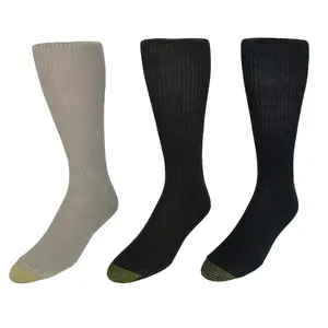 Gold Toe Men's Mid Calf Fluffies Socks (Pack of 3), Mid Calf Socks