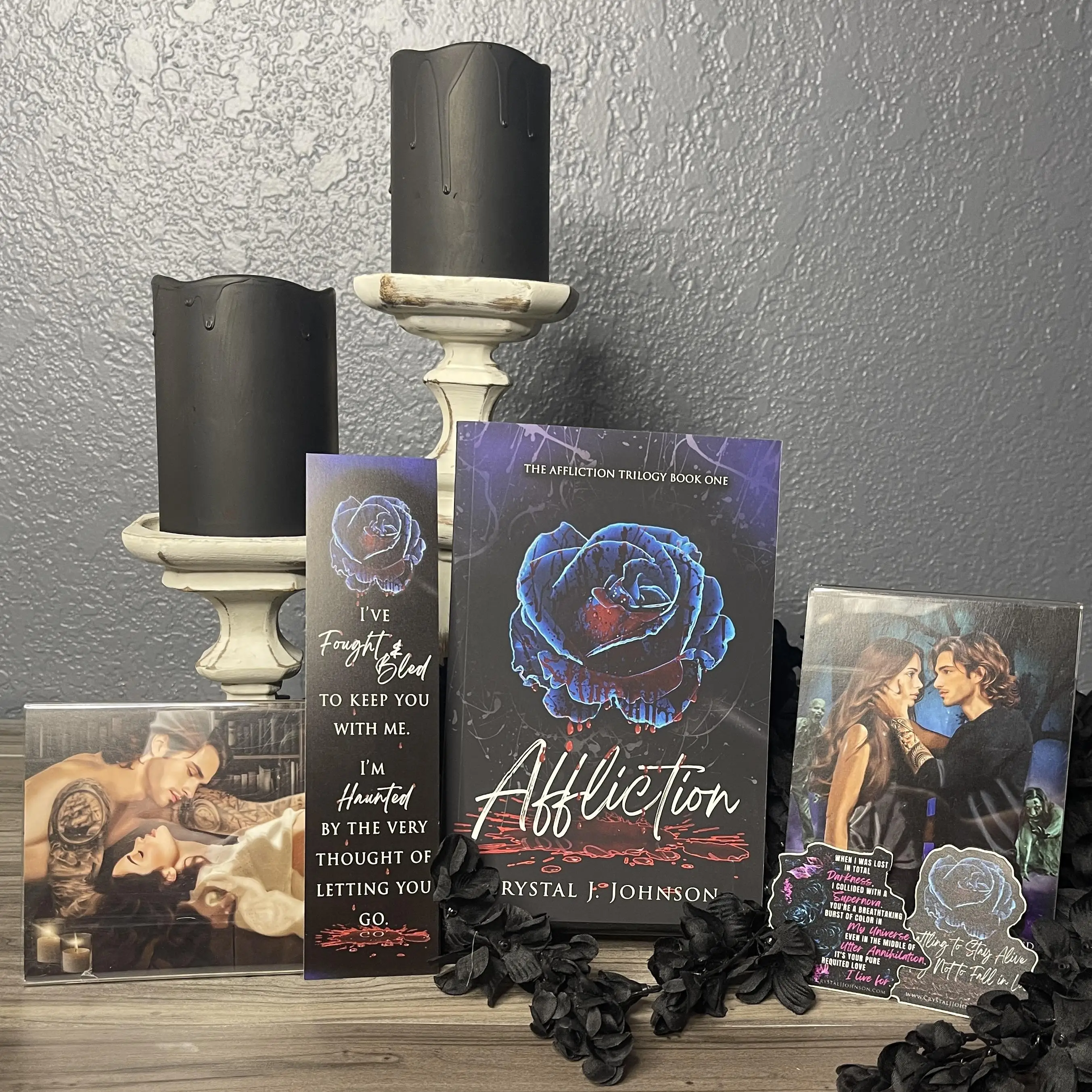 Affliction (Book One of the Affliction Trilogy) by Crystal J. Johnson - Signed Paperback Book - Science Fiction/Fantasy Romance