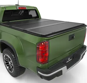 5.2 ft Bed FRP Hard Tri-Fold Truck Bed Tonneau Cover Compatible with 2015-2025 Chevy Colorado/GMC Canyon