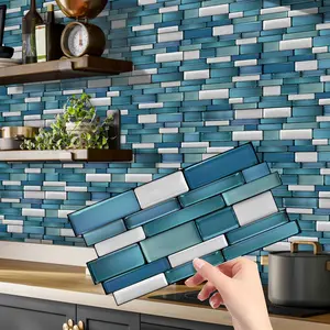 Self-Adhesive Faux Stone Wallpaper, PVC Waterproof & Moisture Resistant, Crystal Style Bedroom TV Background Wall Sticker