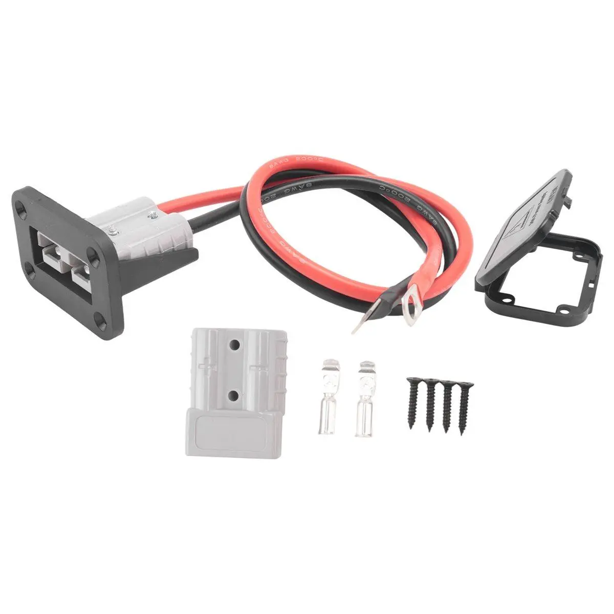 For Anderson Connector,8AWG 50AMP Battery Quick Connect/Disconnect Connector, 1.64ft Battery Cable Connector,Winch Wiring