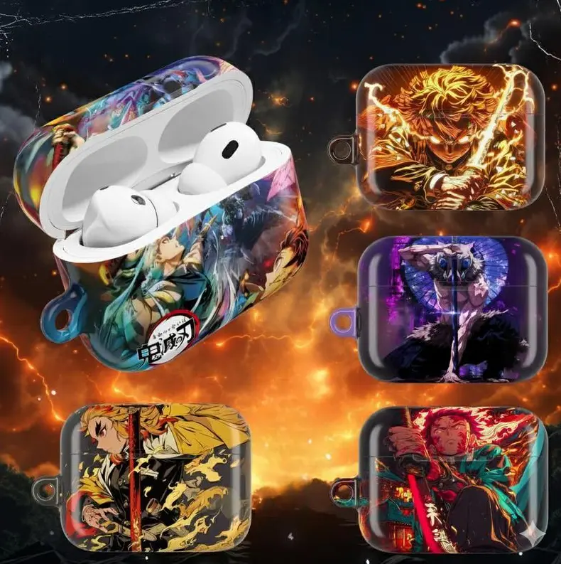 Demon Slayer Airpods Case Collection - Trendy Cool Covers For Airpods Gen 1 2 3 4 Airpods Pro 1 2