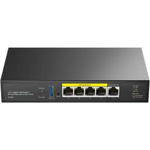 C200P Hardware AP Controller and VPN Router, PoE or DC , Manage Up to 200 APs, Captive Portal, USB 3.0 Port, Easy and Intelligent Network  & Maintenance