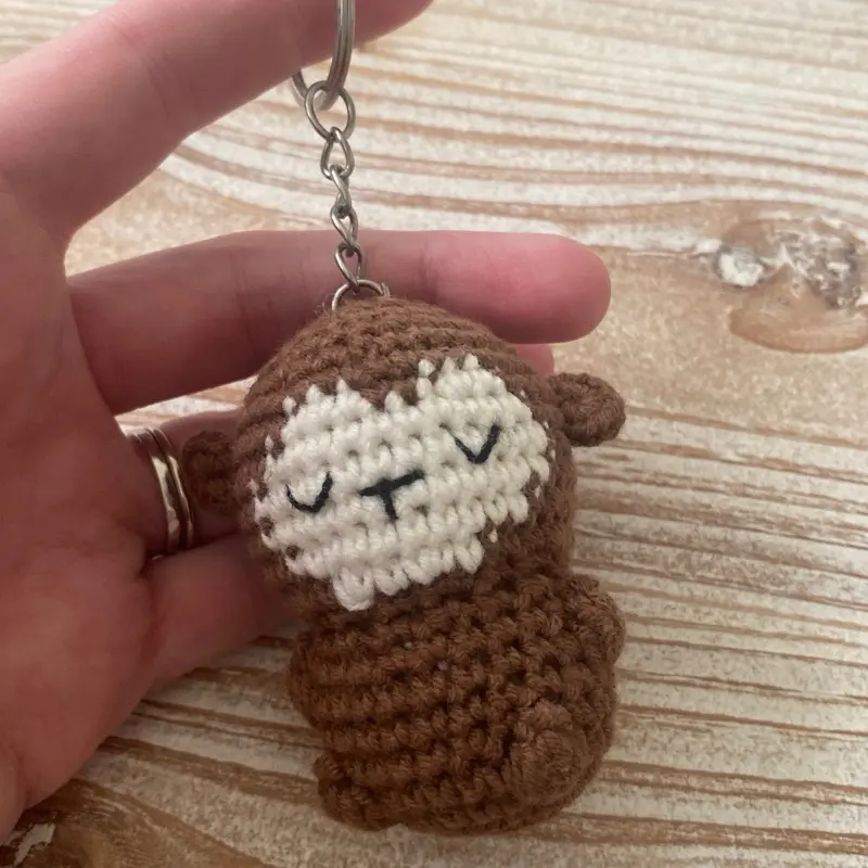Handmade Monkey Keychain - Perfect for Keys and Accessories