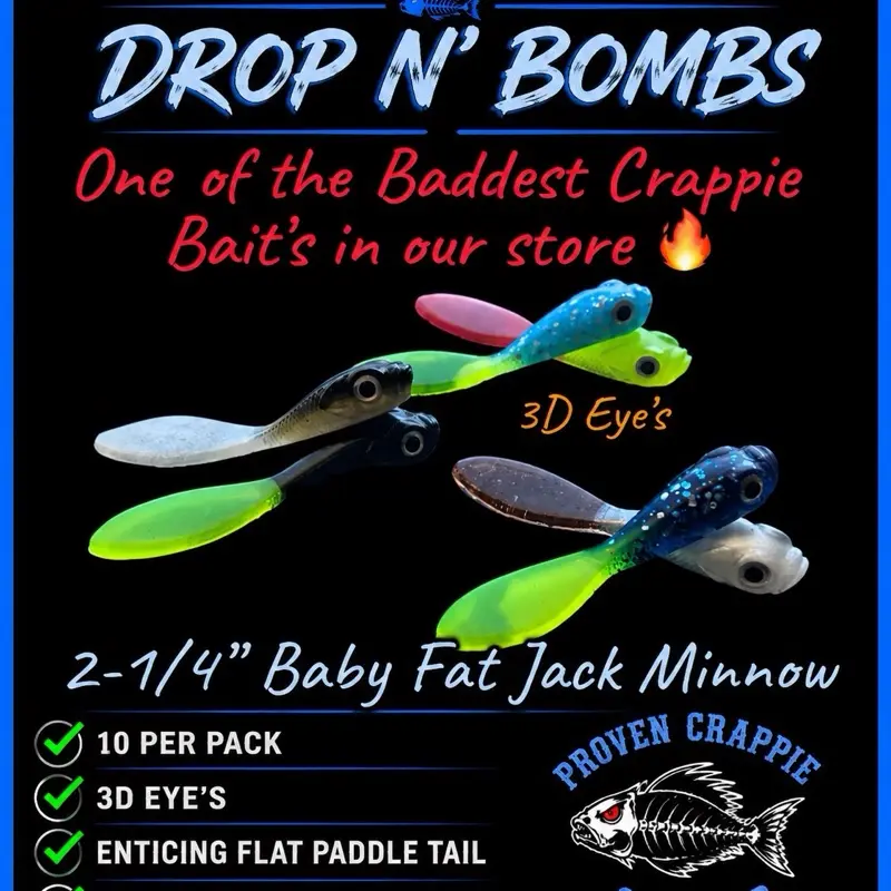 DNB 2-1/4” Baby Fat Jack Minnow 10 Per Pack