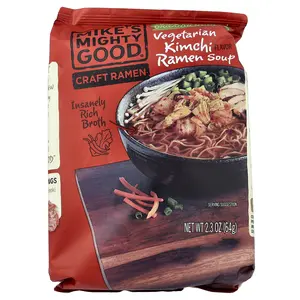 Mike's Mighty Good Craft Ramen, Vegetarian Kimchi Ramen Soup, 2.3 oz (64 g)