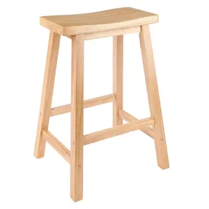24-inch saddle-shaped bar stool, comfortable design, elegant shape, add unique charm to your bar