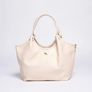 Bon Bon Canvas - Leather Bag with Unique Design & Gold-Toned Hardware 13x14x7 Inches Italian Crafted for Everyday Carry