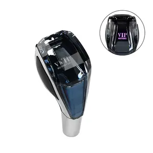 For VIP Car Universal LED Crystal Handles,Manual Transmission Gear Shift Knob Lever Stick Head,7 color Car interior accessories