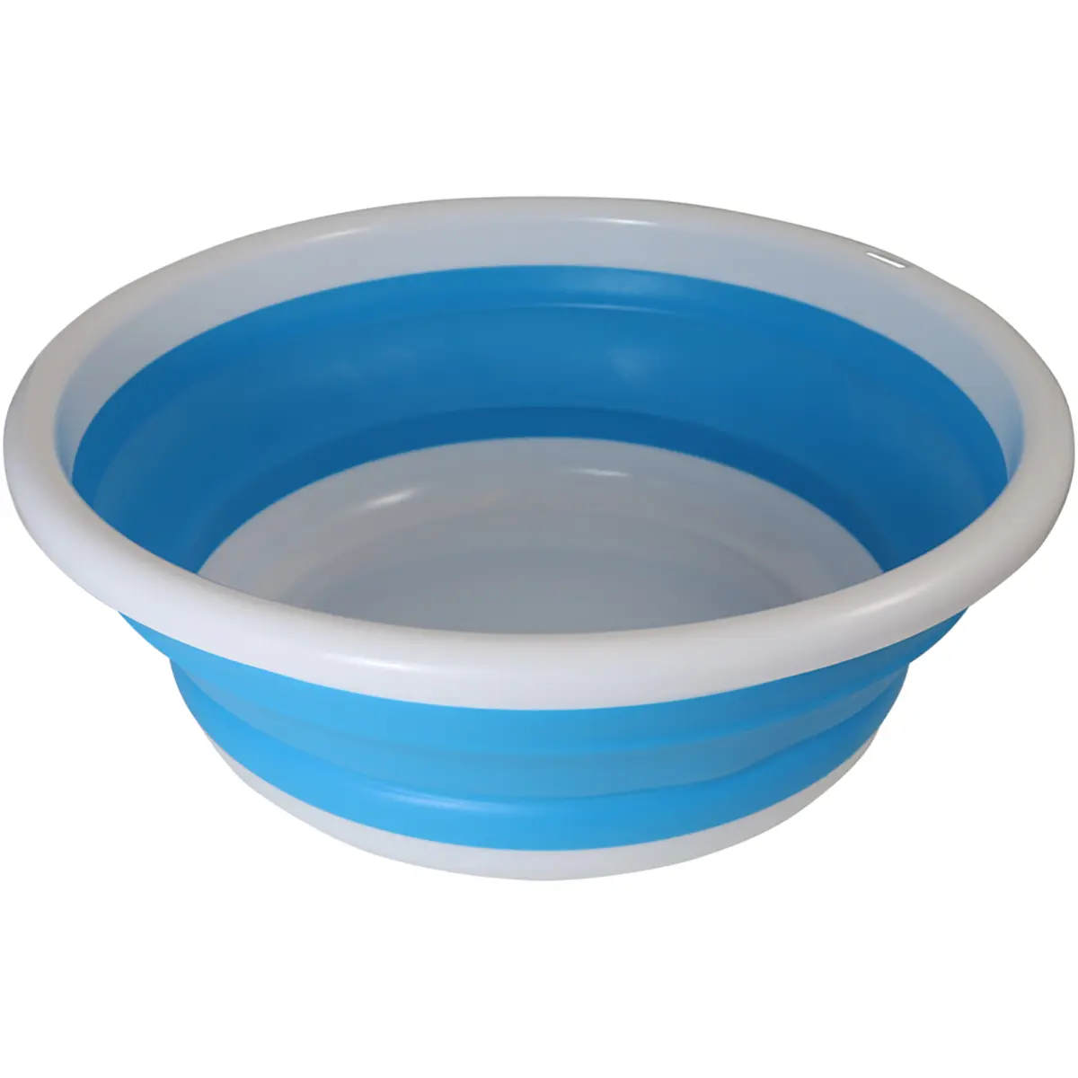 Coghlan's Collapsible Sink, 9 L Round Food-Safe Plastic Wash Basin, Durable & Portable for Camping, Hiking, and RV Outdoors, 5.5" Deep Expanded, 1.96" Deep Collapsed, Sturdy, Foldable
