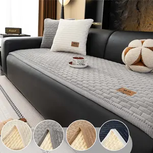 Thick Quilted Couch Cover, Soft Sofa Protector, Non-Slip Sofa Cover, Machine Washable Furniture Cover for 2/3 Seater Sofa, Modern Minimalist Couch Cover, Multiple Colors