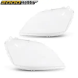 Clear Headlight Lens Cover Fit For 2006-2008 Mercedes-Benz ML Class W164 Left+Right