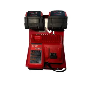 Heavy-Duty Charger & Battery Mount – Compatible with Milwaukee 18V