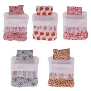 Labubu Doll Clothes Set, Doll Clothing, Soft Pillow & Sleep Bag for 17cm Labubu Dolls, Perfect Christmas Halloween Easter Gift, 5 Colors Available