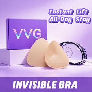 NO MORE SIDE BULGE! VVG Double-Sided Push Up Inserts | Invisible Under Any Outfit Womenswear Silicone Nipple Cover boob tape boomba sticky pads sticky bra sticky bra push up outdoorfun