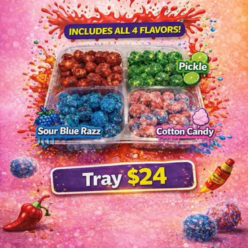 Lunchable Tray - plastic tray of Gushies