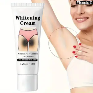 50g Whitening Cream Rich in Vitamins and Nourishing Ingredients, Body Brightening Cream for Intimate Areas, Underarms, Hips and Thighs, Smooth Skin and Even Tone Body Care Moisturizer