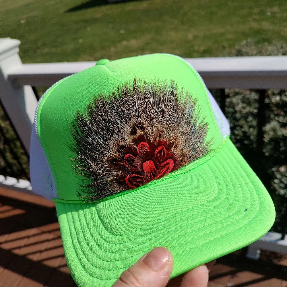 lime green/white