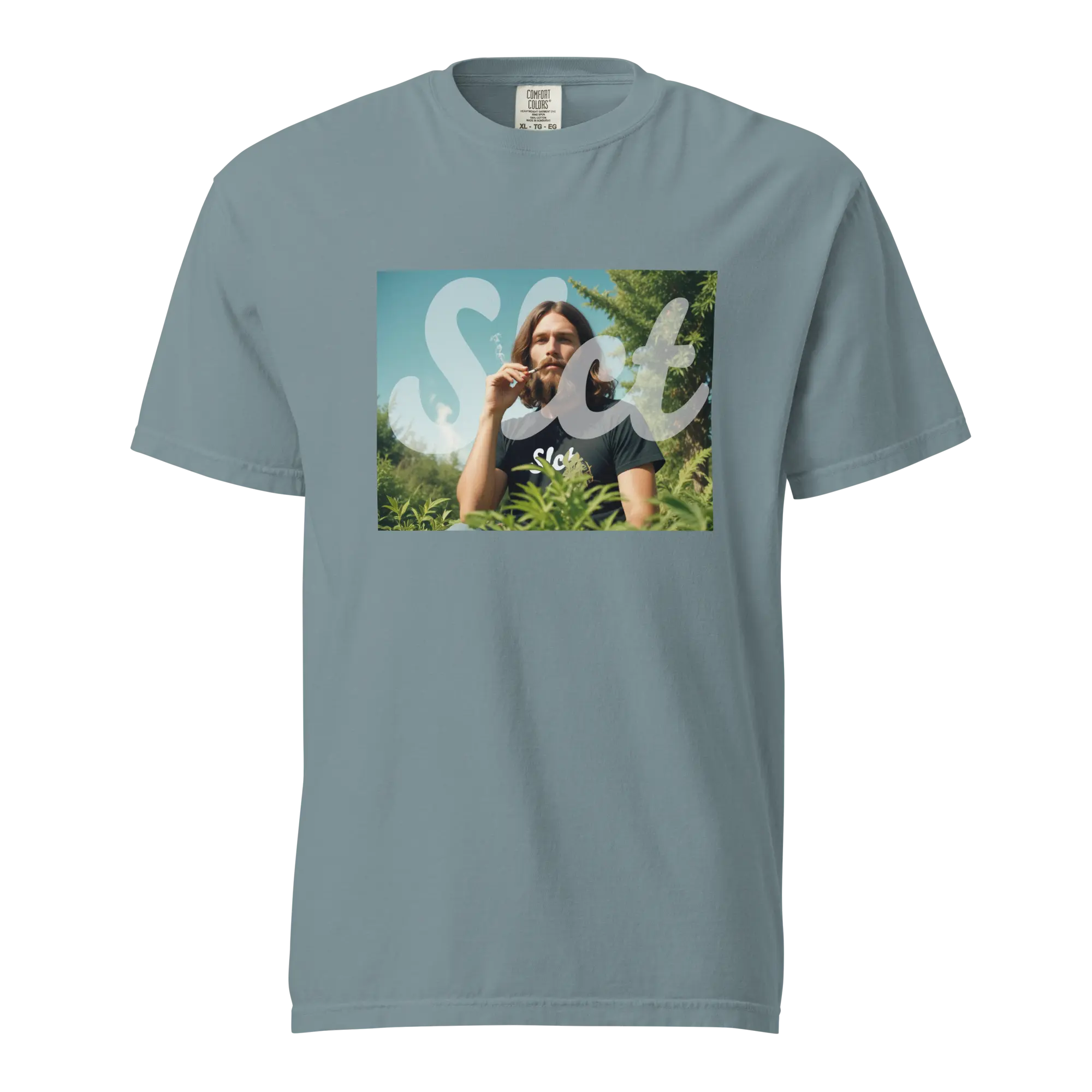 Flower Children Hippie Tee - Casual Top with "Flower Children" Text and Hippie Style Design Soft T-Shirt Unisex men cool clothes Cotton Fabric graphic tees graphic tee men's t shirts