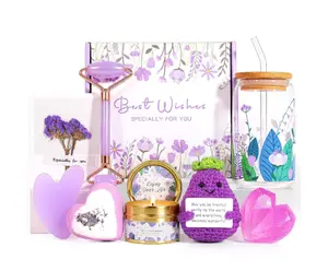 Gifts for Mom Unique Birthday & Mother’s Day Gift Basket for Women, cosmetic, Self Care Spa Set, Thank You Appreciation Gifts for Mom, Wife, Sister, Relaxation Gift Box