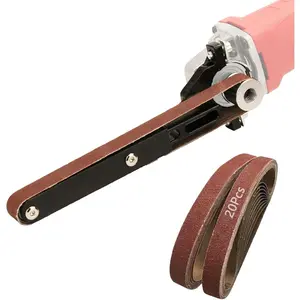 Belt Sander attachments for Angle , Detailing Bandfile Sander adapter, 5/8-11 Thread, Alloy,Suitable for Welding Points Grinding,Woodworking and Metal Rust Removal.