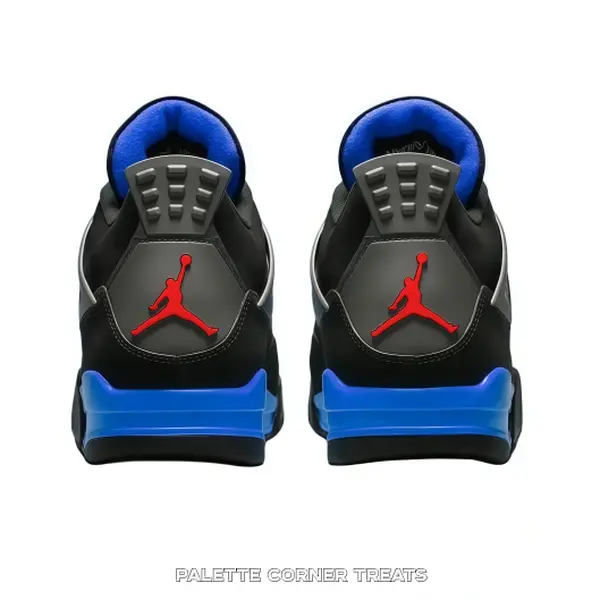 Black Blue Red Suede Mid-Top Retro Basketball Shoe | Black Military Blue Colorway Streetwear Sneaker