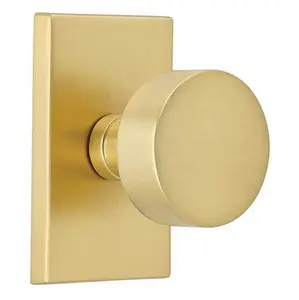 Emtek 5052ROU Dummy , Modern Rectangular Rosette , Round Knob