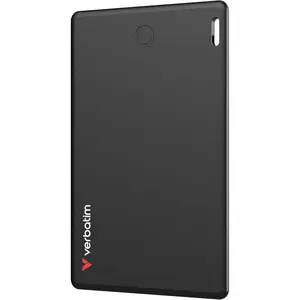 My finder wallet tracker thin rechargeable bluetooth card locator for wallets luggage tags and more compatible with apple find my ios only  black