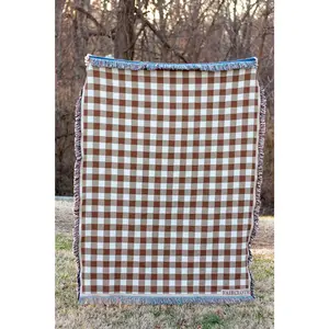 Fall Gingham Blanket