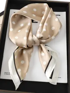 Boho Style Paisley Print Square Scarf, Fashionable Soft Comfortable Scarf for Women & Men, Casual Versatile Scarf for Daily Wear, Unisex Design