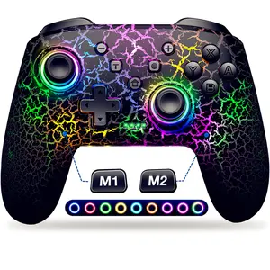 BEBONCOOL Switch Pro Controller Compatible with Switch Controller/Lite/OLED, Wireless Switch Controllers Work with iOS/Android/PC ,Wakeup, Programmable, TURBO