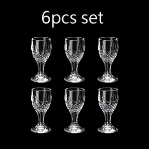 Glass Cup Set for Scotch Whisky, Bourbon, Tequila, Brandy, Vodka, Christmas Theme, Outdoor, Poolside, Beach, Travel, Camping, Picnic, Whiskey Glasses, Drinkware