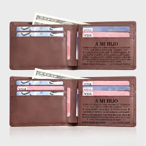 Handmade leather boys' wallet classic fashion design, son's birthday gift, boy's gift, children's gift creativity, children's birthday, mother's gift for son, son's congratulatory gift, son's graduation gift
