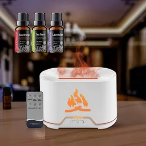 3-in-1 Gift-Ready Aromatherapy Set  Flameless LED Humidifier with Remote & 7 Color Mood Lights