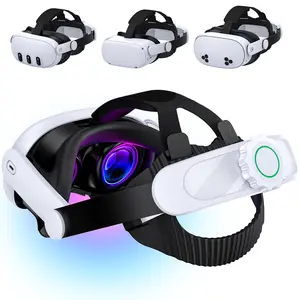 BEBONCOOL Suitable for Quest 2/Quest 3/3S VR host enhanced headset, soft and comfortable to wear, horizontal knob gear adjustment is precise