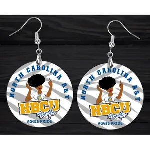 North Carolina A&T HBCU Made Aggie Pride Earrings - NC Jewelry | HBCU