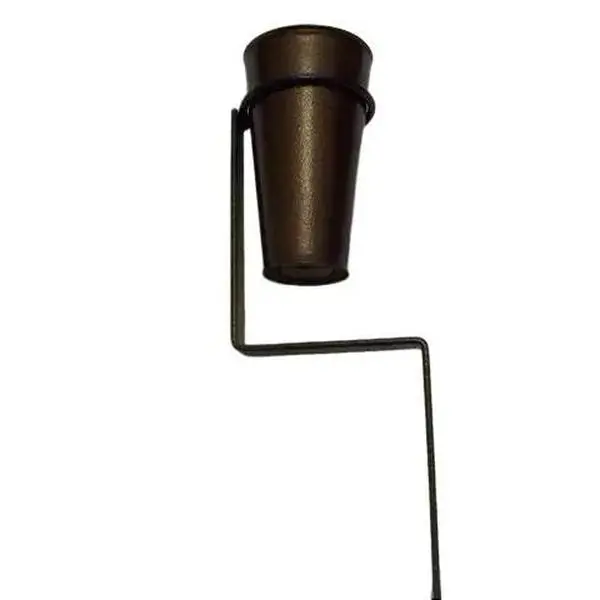 Cemetery Copper Ground Mount Stand with Vase